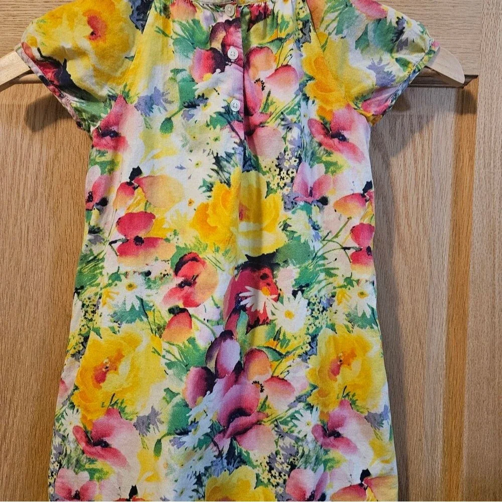 Baby GAP 4T Floral Kids Dress - Multicolor